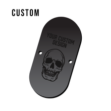 Load image into Gallery viewer, Dyna & Softail Low Rider Dash Gauge Blockoff Plate