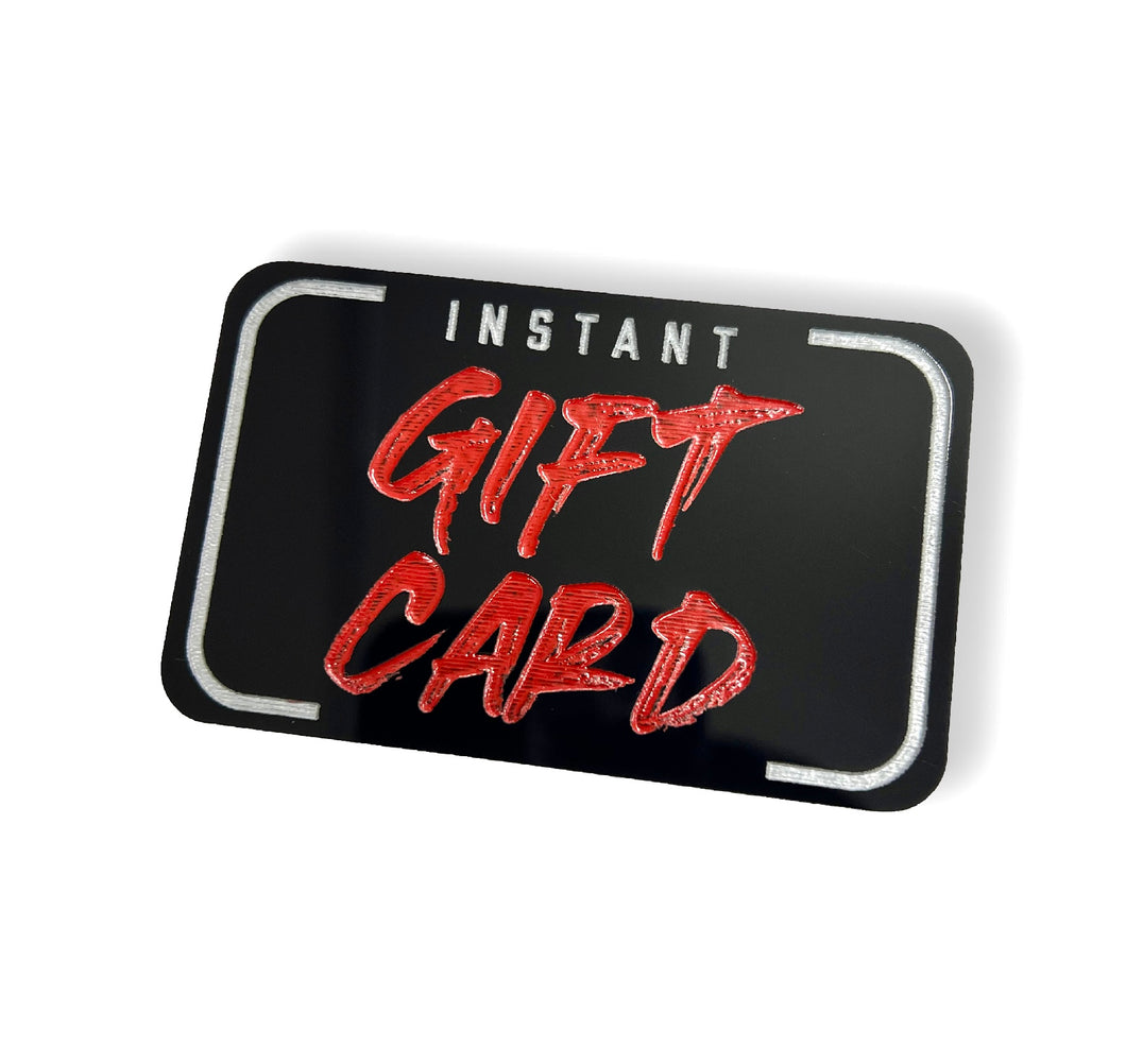 Instant Digital Gift Card